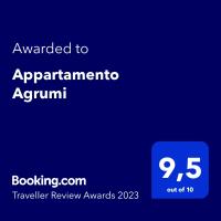 Certifikát, ocenenie alebo iný dokument vystavený v ubytovaní Appartamento Agrumi