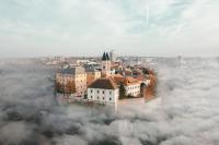 Výhľad na mesto Vesprém alebo výhľad na mesto priamo z dovolenkového domu