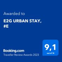 Certifikát, hodnocení, plakát nebo jiný dokument vystavený v ubytování E2G URBAN STAY, #E