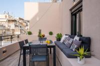 Balkón nebo terasa v ubytování Exarcheia Vibe Penthouse 1
