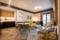 Posezení v ubytování Exarcheia Vibe Penthouse 1
