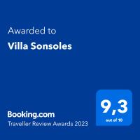 Půdorys ubytování Villa Sonsoles