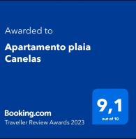 Certifikát, hodnocení, plakát nebo jiný dokument vystavený v ubytování Apartamento praia Canelas