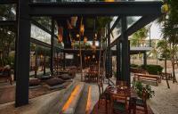 Restaurace v ubytování Our Habitas Tulum - Adults Only