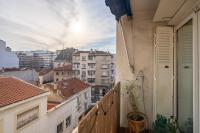 a balcony with a view of the city at Apt lumineux et très cosy avec balcon by Weekome in Marseille