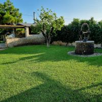 A garden outside Silver Cape Raches on the sea