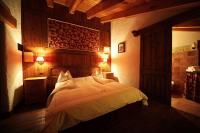 Łóżko lub łóżka w pokoju w obiekcie Eco Chalet Maison Dominique