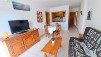 A kitchen or kitchenette at Apartamentos Navarra 07 Salou