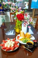 ホームステイの敷地内または近くでの食事または食べ物