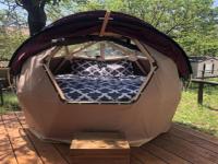 Plan piętra w obiekcie Camping des Cigales