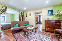 a living room with a couch and a table at Maison de 3 chambres avec jardin clos et wifi a Dabo in Dabo