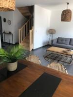 Część wypoczynkowa w obiekcie Maison La teste de Buch 3 chambres