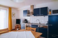 A kitchen or kitchenette at Landhaus Kreuz