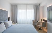 Posteľ alebo postele v izbe v ubytovaní INNSiDE by Meliá Barcelona Apolo