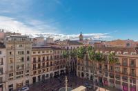 Widok na miasto Malaga z tego apartamentu
