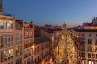 Widok na miasto Malaga z tego apartamentu