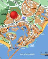 Plán poschodí v ubytovaní Appartement avec piscine proche plages