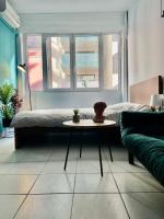 Posteľ alebo postele v izbe v ubytovaní City Heart Room