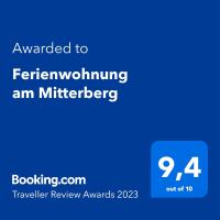 Plán poschodí v ubytovaní Ferienwohnung am Mitterberg