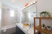 Kúpeľňa v ubytovaní KER HELEN - Maison familiale vue mer