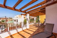 A balcony or terrace at Villa El Algarrobo