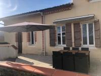 Balkon lub taras w obiekcie Gites de Marchet