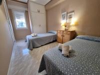 Postel nebo postele na pokoji v ubytování C09A01 Apartamento Somo