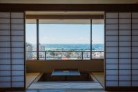 旅館から撮影された、または一般的な海の景色
