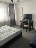 Łóżko lub łóżka w pokoju w obiekcie Apartament i pokoje Szalawa