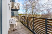 Balkón alebo terasa v ubytovaní Apartament SEAGRASS SurfingBird Dźwirzyno