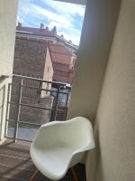 Balkón alebo terasa v ubytovaní Apartament przy Karmelu