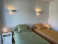 Posteľ alebo postele v izbe v ubytovaní Magnifique appartement climatisé de 87m², à 100m de la plage