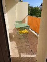 Balkón alebo terasa v ubytovaní Magnifique appartement climatisé de 87m², à 100m de la plage