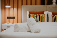Posteľ alebo postele v izbe v ubytovaní Adastro Apartment 17