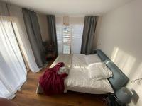 A bed or beds in a room at Eco-Chalet Matschiedl