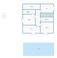 Plán poschodí v ubytovaní Villa Rami by Villa Plus