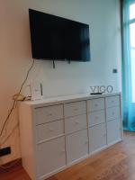 TV a/nebo společenská místnost v ubytování Pleno centro, Terraza, Principe, 5 min casco vello y estación AVE