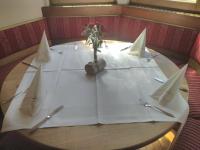 En restaurant eller et andet spisested på Landgasthof Schwanen