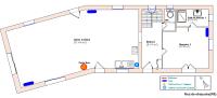 Plan piętra w obiekcie Villa Théia