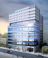 a rendering of a tall building with people walking in front of it at Toyoko Inn Daegu Dongseongro in Daegu