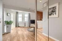 Telewizja i/lub zestaw kina domowego w obiekcie Apartamenty MUNN 6 Szczecin