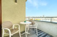 Balkon lub taras w obiekcie Apartamenty MUNN 6 Szczecin