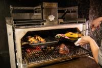 Gril dostupný pro hosty v ryokanu