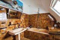 Kúpeľňa v ubytovaní Le Tangon - Maison de 150m2 face à la mer