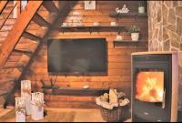 Kuchyň nebo kuchyňský kout v ubytování Charming cottage KLARA with Sauna, Nature&Privacy near Prague