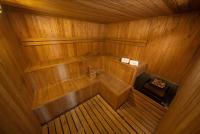 an overhead view of the inside of a sauna at Hotel Riviera in Mar del Plata