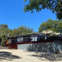 Bygningen som feriegården ligger i