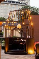 Khu vực ghế ngồi tại Woda Villa & Spa