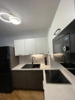 Kuchyň nebo kuchyňský kout v ubytování Apartma Pohorske terase Brumen Mariborsko Pohorje