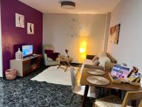 TV a/nebo společenská místnost v ubytování Apartamentos Dalia